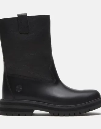Timberland Mid - Stivali neri pieno fiore-Nero