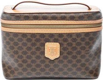 Celine Trousse make up con stampa - Marrone