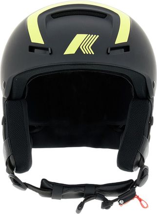 K-Way Sleek Matte Black Ski Helmet with Thermoregulation and Enhanced Ventilation
