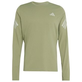 adidas ADI365 Running Iconic Long Sleeve Laufshirt f&uuml;r Herren | oliv