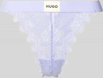 HUGO BOSS String aus Spitze in Flieder, Gr&ouml;&szlig;e XL