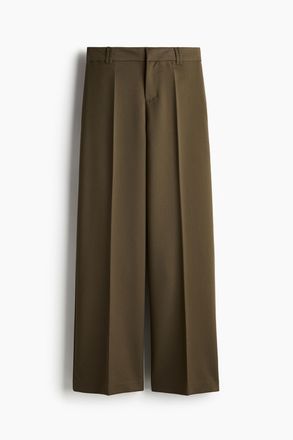 H&M Weite elegante Hose - Green
