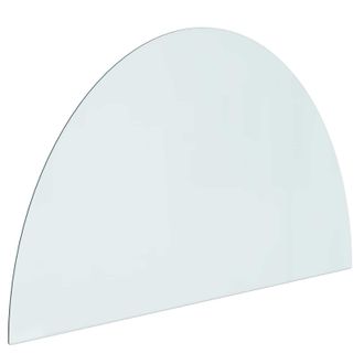 vidaXL Placa De Vidrio Para Chimenea Transparente 1000 X 600 Mm Vidaxl