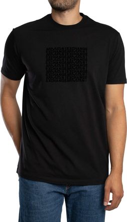 A|X Armani Exchange Logo Grafische T-Shirt, Zwart