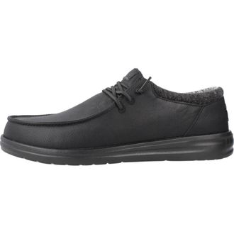 Hey Dude Klassieke Veterschoenen - Heren - Veterschoenen - Zwart - 44 EU - Schoenen