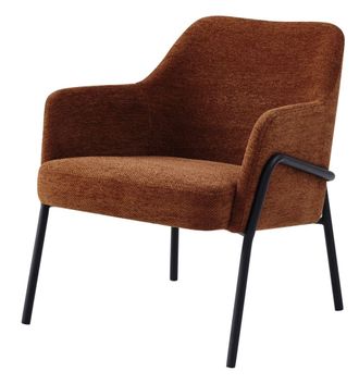 Moloo Sill&oacute;n de tela Luxury Terracotta