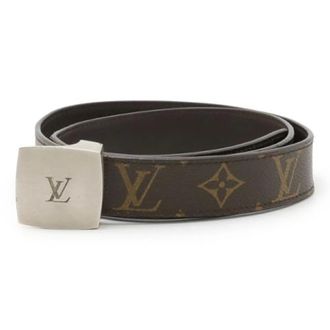 Louis Vuitton Pre-owned Belts, female, Brown, Size: ONE SIZE Pre-owned Vintage Leather Belt