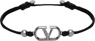 Valentino Garavani Armband - Heren - Armbanden - Zwart - ONE Size - Accessoires