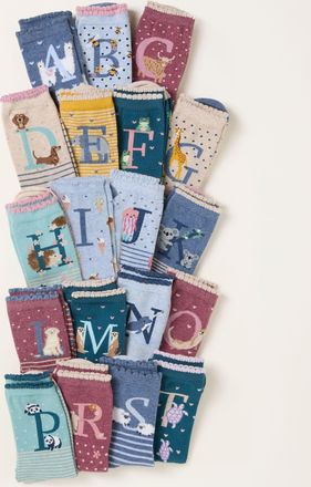 Fat Face FatFace Multi Colour Alphabet Socks