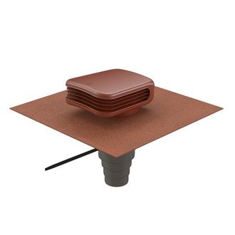Ubbink Salida De Techo Vmc Valetis Universal Roja Con Multidiam - 172121