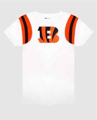 Starter Womens Cincinnati Bengals Short Sleeve Crew Neck Starter Shirt In White