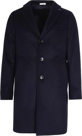 Breras Milano Enkelrijige Jas - Heren - Mantel - Blauw - 2XL - Wol - Jassen