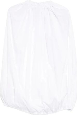Comme Des Gar&ccedil;ons Gathered Blouse - female - Comme des Gar&ccedil;ons - Blouses - White - M - Blouses & Shirts