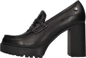 Cult Leren Loafers - Dames - Pumps - Zwart - 37 EU - Leer - Schoenen
