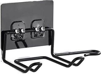 OEM Soporte Para Secador De Pelo - Estante Para Secador De Pelo - Organizador De Ba&ntilde;o - Dise&ntilde;o Que Ahorra Espacio - 2 Piezas - Negro