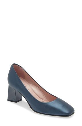 Naot Cass Patent Pump in Navy Nappa Leather at Nordstrom, Size 6.5Us