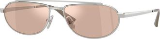 Vogue Eyewear VO4371S 323/5 Womens Sunglasses Silver Size 56