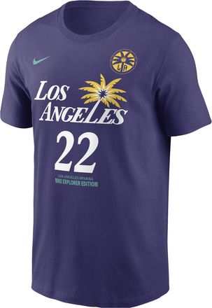 Nike Cameron Brink Los Angeles Sparks Explorer Edition Nike Mens WNBA T-Shirt in Purple | M11332ELAS-BRK