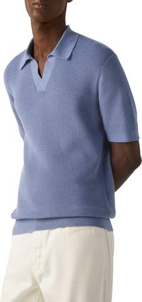 Ermenegildo Zegna Premium Cotton Polo Shirt in Lilac at Nordstrom, Size 38 Us