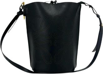 Loewe Pre-owned Gate Leather 2way Shoulder Bag - Pre-owned - Mujer - Negro - ONE SIZE