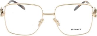 Miu Miu Stijlvolle Zonnebril - unisex - Brillen - Geel - ONE Size - Accessoires