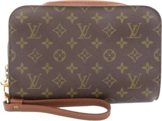 Louis Vuitton Pre-owned Clutches, female, Brown, Size: ONE SIZE Pre-owned Clutch Bag
