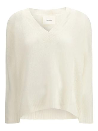 Lisa Yang Leona V-neck sweater - Beige