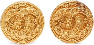 Chanel Orecchini a clip CC 2004 - Oro