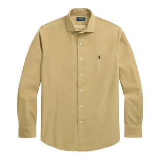 Ralph Lauren Shirts Beige - Heren - Casual Overhemden - Beige - S - Overhemden