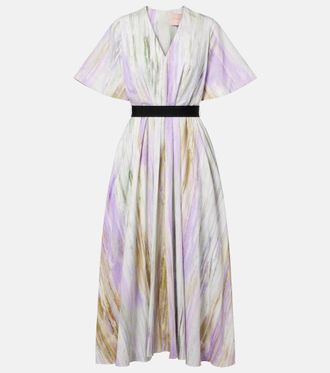 Roksanda Ilincic Sana printed cotton maxi dress
