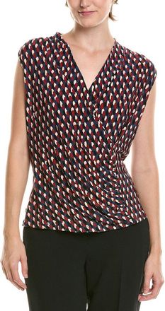 Anne Klein Faux Wrap Top