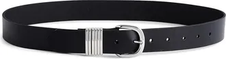 Madewell Keeper Womens Belt Womens Belts True Black : LG, Leather