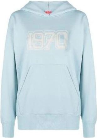 Kenzo Blauwe Sweater Collectie - Dames - Hoodies - Blauw - S - Hoodies & sweatvesten
