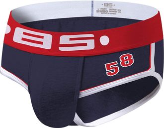 Generic Comfortable Briefs And Breathable Cotton Mens Mens underwear Real for Men (Blue, M)