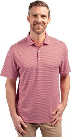 Cutter & Buck Forge Eco Double Stripe Stretch Recycled Mens Polo