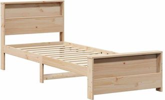 vidaXL Estructura De Cama Marr&oacute;n 80 X 200 Cm Madera Maciza De Pino Vidaxl
