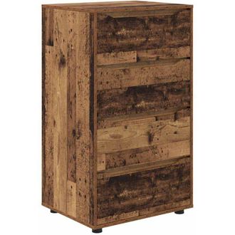 vidaXL Armarios De Almacenamiento 2 Pcs Madera Vieja 60 X 48 X 105 Cm Vidaxl