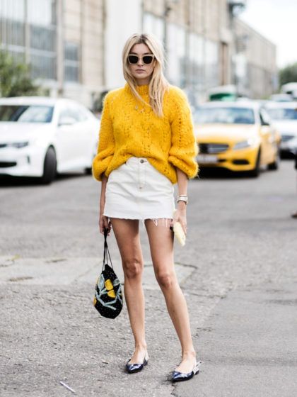 This cute fluffy sweater has a cult fashion following