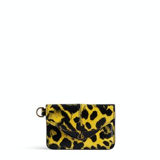 Zadig&Voltaire Borderline Pass Leopard Card Holder