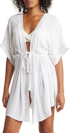 Boho Me Lace Inset Topper in White at Nordstrom Rack, Size Medium