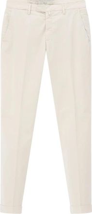 BRIGLIA 1949 Slim-Fit Chino - Heren - Chinos - Beige - L - Katoen - Broeken