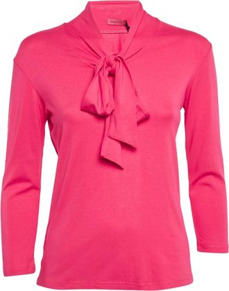 Veronica Virta Top con nodo sul collo - Rosa