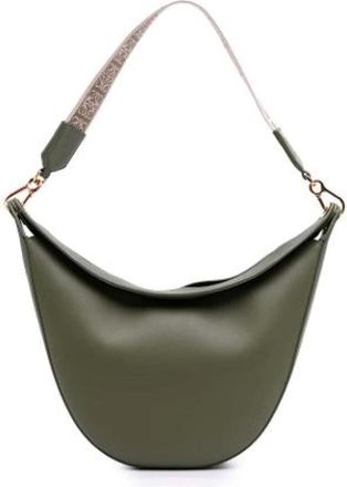 Loewe Pre-owned Shoulder Bags, female, Green, Size: ONE SIZE Pre-owned Leather Shoulder Bag