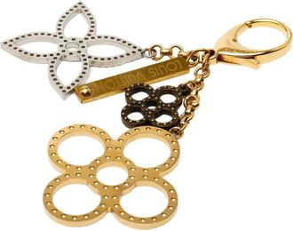 Louis Vuitton 2012 Gold Plated Bijoux Sac Tapage Bag Charm key chain - Oro