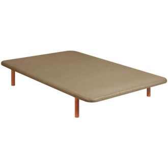 Colchones Aznar Base Tapizada Malla 3d Reforzada Con 5 Barras Transversales Beige - 160x182 Cm (2 De 80x182)
