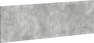 vidaXL Cabecero Montada En La Pared Ede Gris Hormig&oacute;n Vidaxl