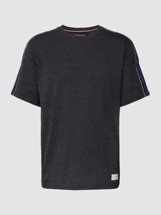 Tommy Hilfiger T-Shirt mit Rundhalsausschnitt in Mittelgrau Melange, Größe XL