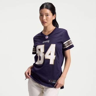 Nike Randy Moss Minnesota Vikings Rivalries Collection Nike Womens NFL Game Jersey in Purple | 67NW0JFKW63-1U9