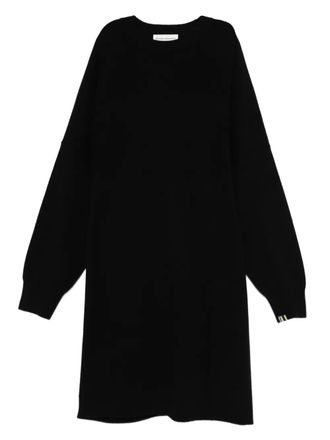 Extreme Cashmere round-neck ribbed sweater dress - unisex - Nylon/Cashmere/Spandex/Elastane - One Size - Black