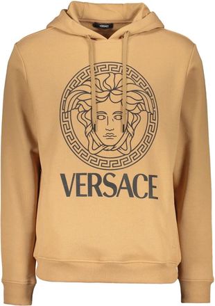 Versace Modern Hooded Sweatshirt - Heren - Hoodies - Bruin - 2XL - Katoen - Hoodies & sweatvesten